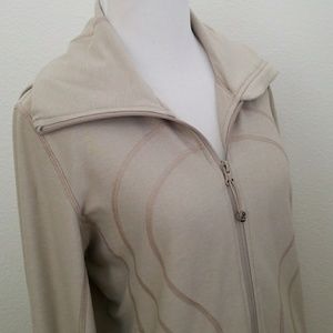 lululemon Stride Jacket II Heathered Mojave tan